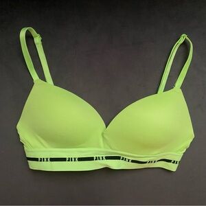 Victoria's Secret “PINK” Neon Green Bra Seamless Comfort 32B